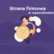 Grafika do artykułu „Strona firmowa w wyszukiwarce AI?” z logo ChatGPT i ilustracją osoby analizującej zapytanie.