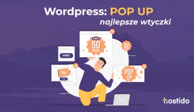 Grafika do artykułu o wtyczkach WordPress Popup: ilustracja okien pop-up z promocjami i CTA, przedstawiająca najlepsze wtyczki do tworzenia popupów.